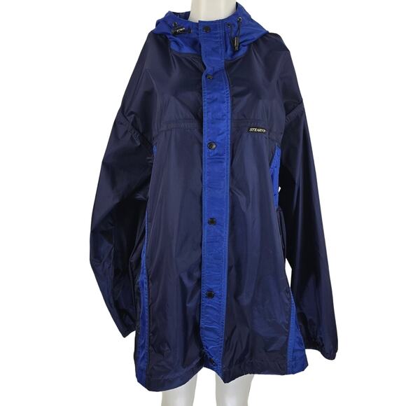 Stearns Other - Stearns Dry Wear Packable Sealed Seams Hooded Rain Jacket Blue 2XL